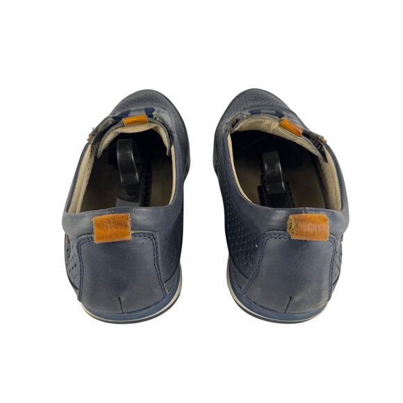 Pikolinos Liverpool Men’s Size 41 (US 8) Navy Blue Leather Slip-On Sneakers - Picture 6 of 11